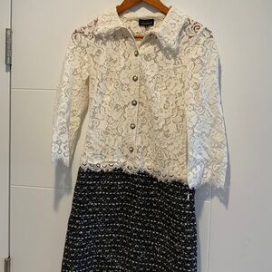 Luisa Spagnoli lace dress with slip